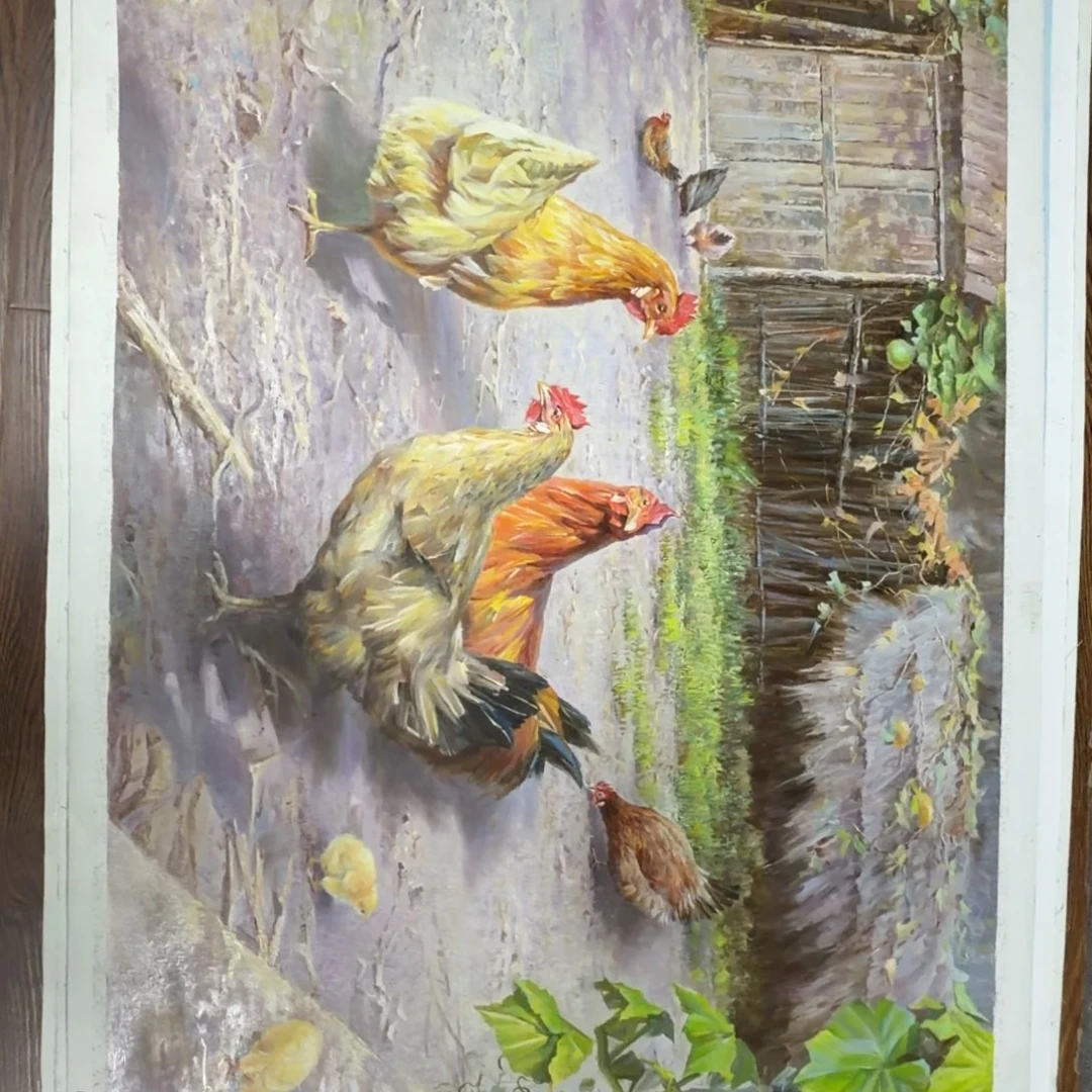 油画加油加油努力加油努力