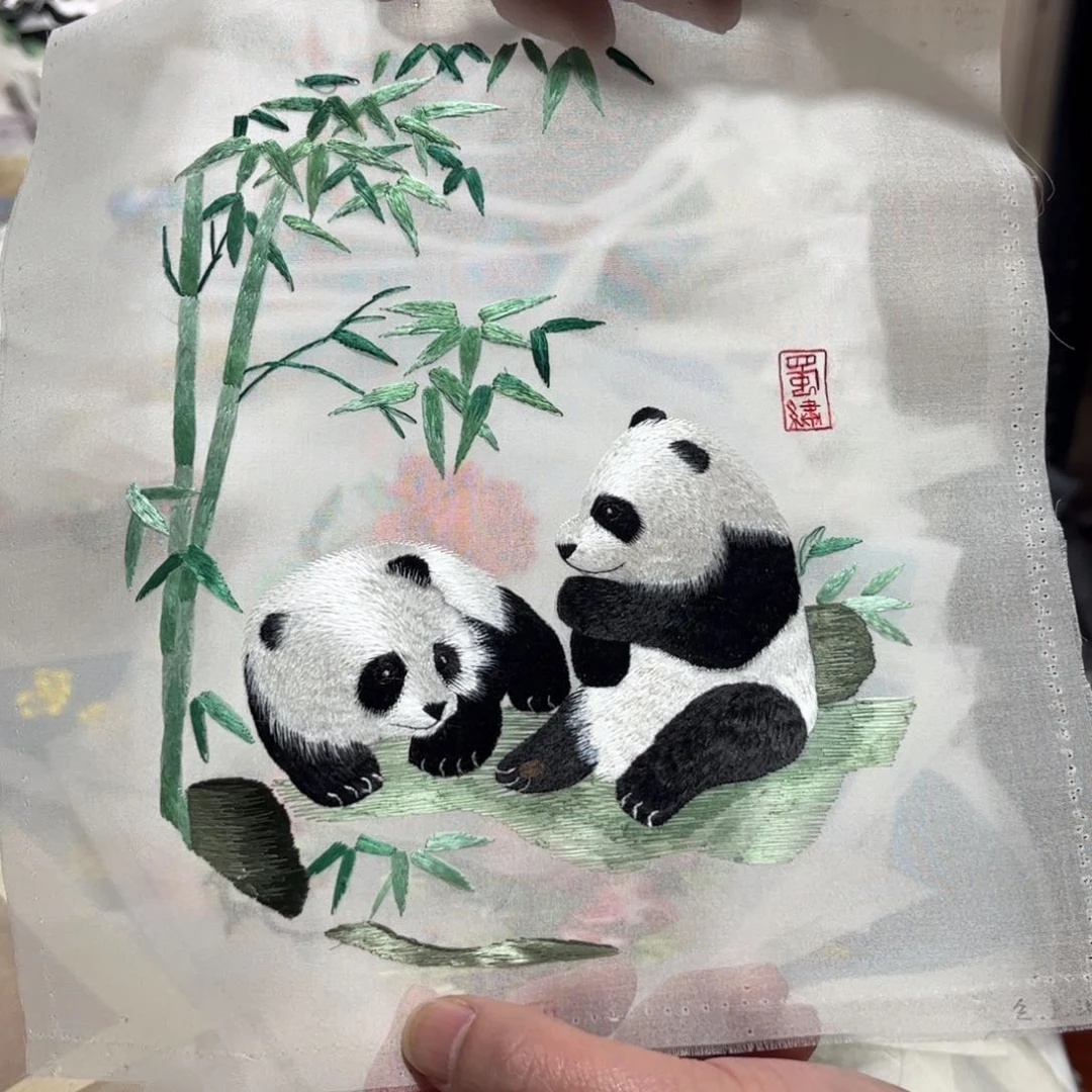 织绣纯手工苏绣陆老师