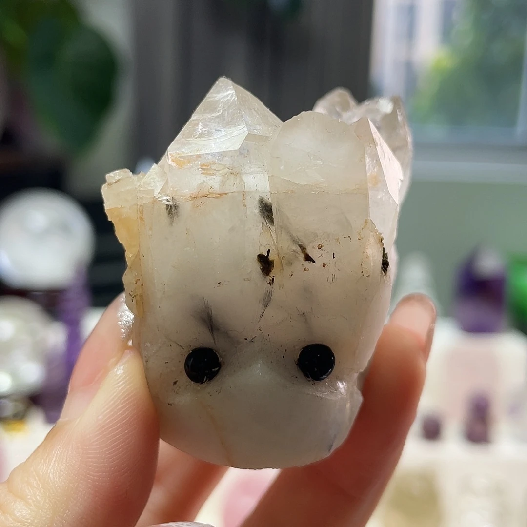 水晶珠宝半成品未镶嵌摆件267