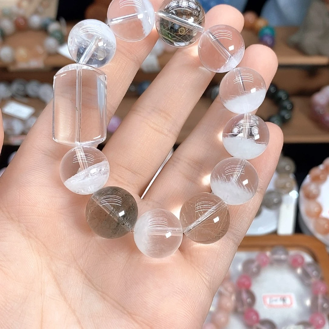 ℳ****未镶嵌手链水晶天然水晶手串