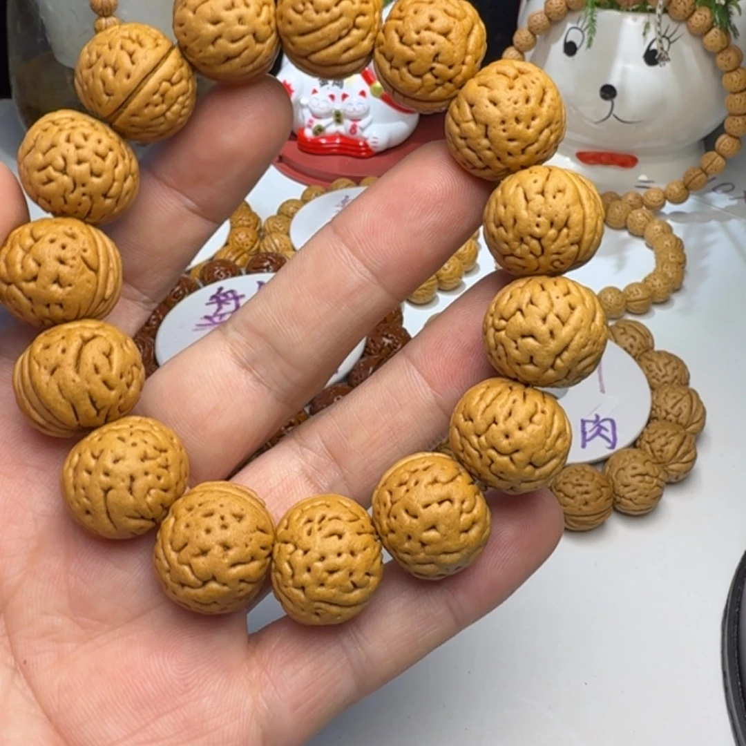 响***行桃核吊坠文玩桃核手串