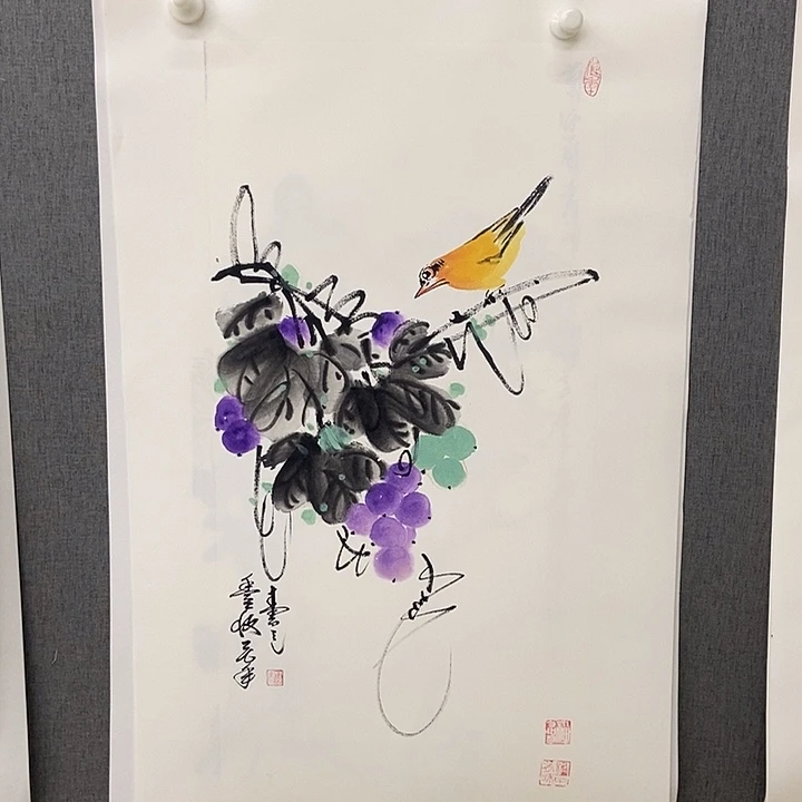 国画手写手绘作品123