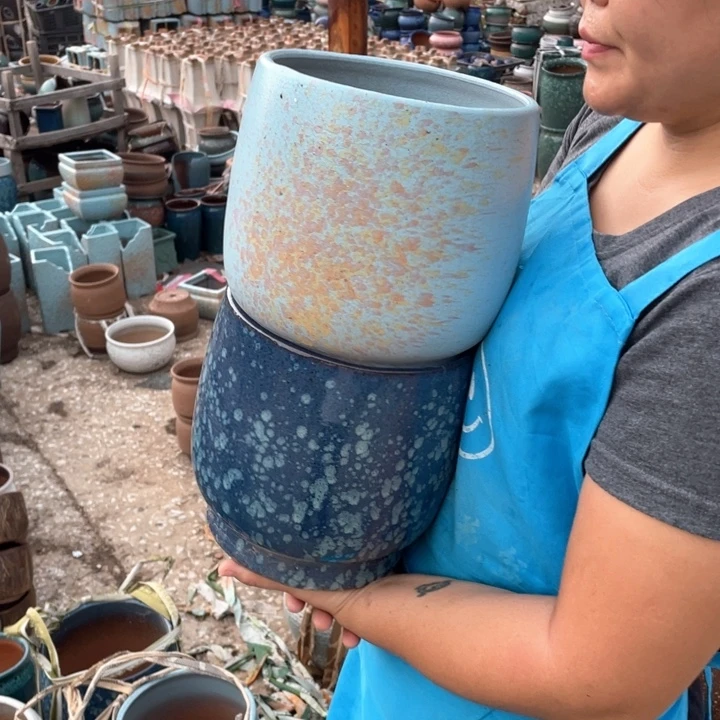 紫砂花盆口19高21正品正品
