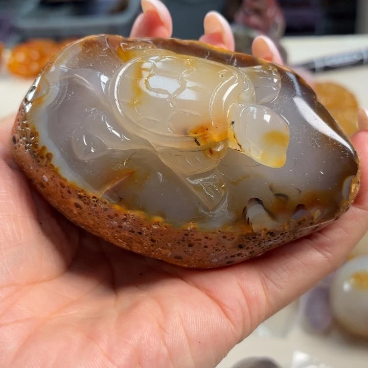 玛瑙/玉髓未镶嵌吊坠(不含链)