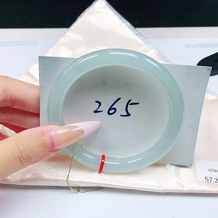 翡翠手镯未镶嵌57.2圈