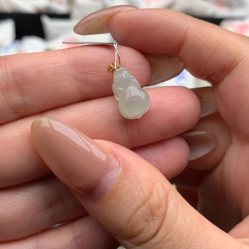 【闪购商品】翡翠颈饰18K金镶嵌一