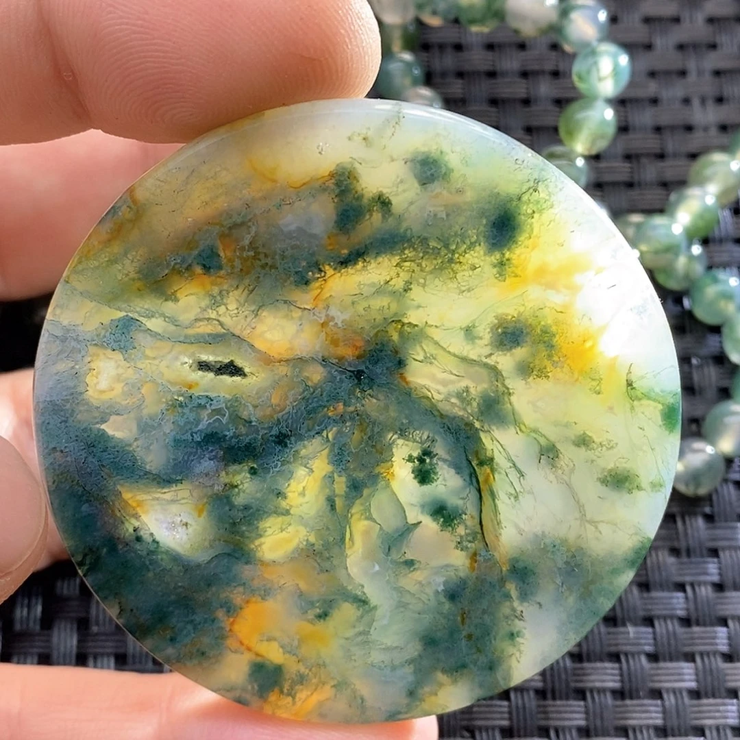 玛瑙/玉髓颈饰未镶嵌松*鹤