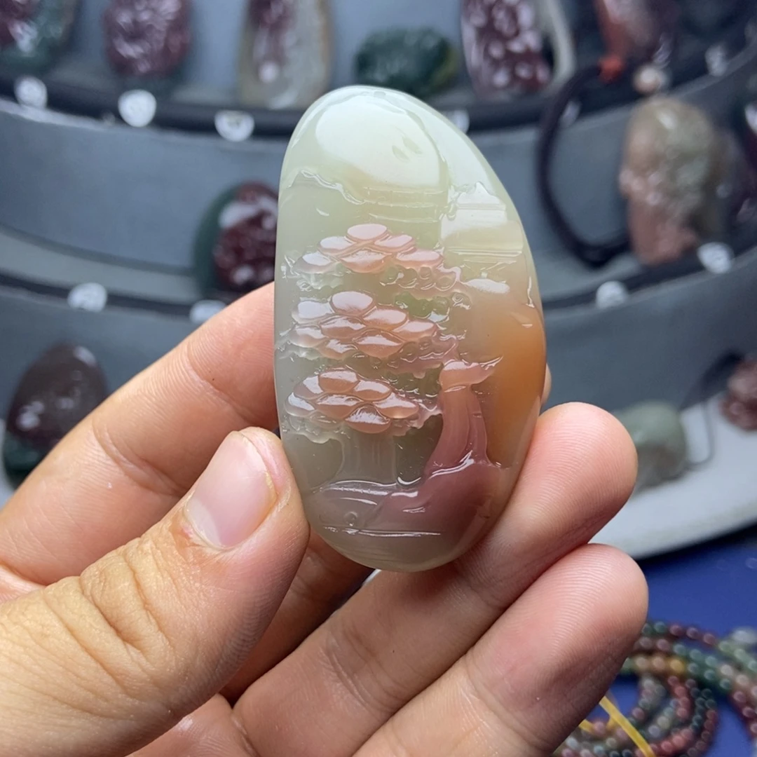 水***长玛瑙/玉髓未镶嵌颈饰