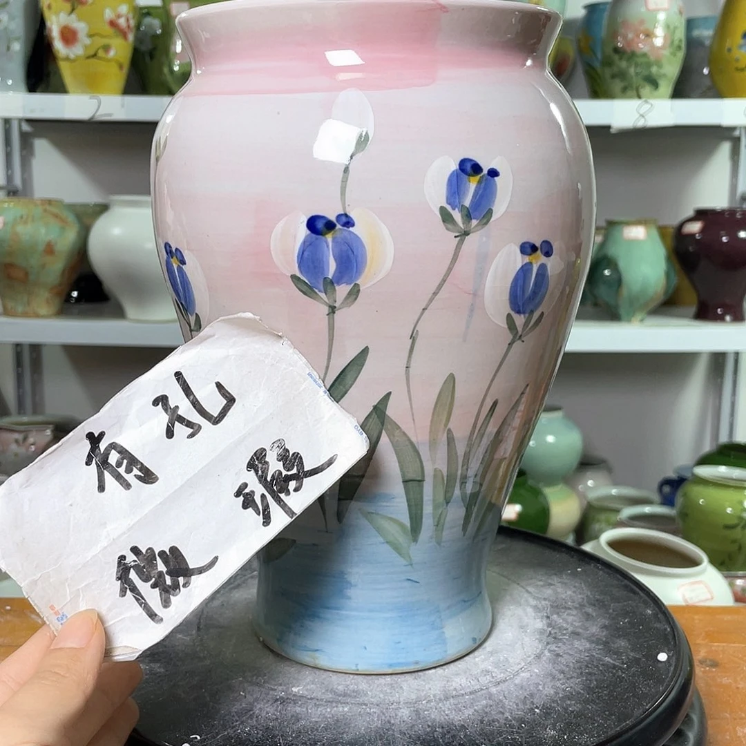 景德镇陶瓷花盆微瑕236