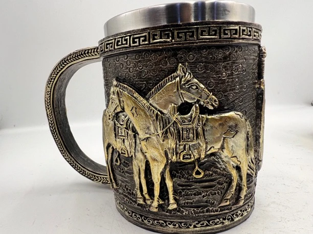 民族风树枝啤酒杯子