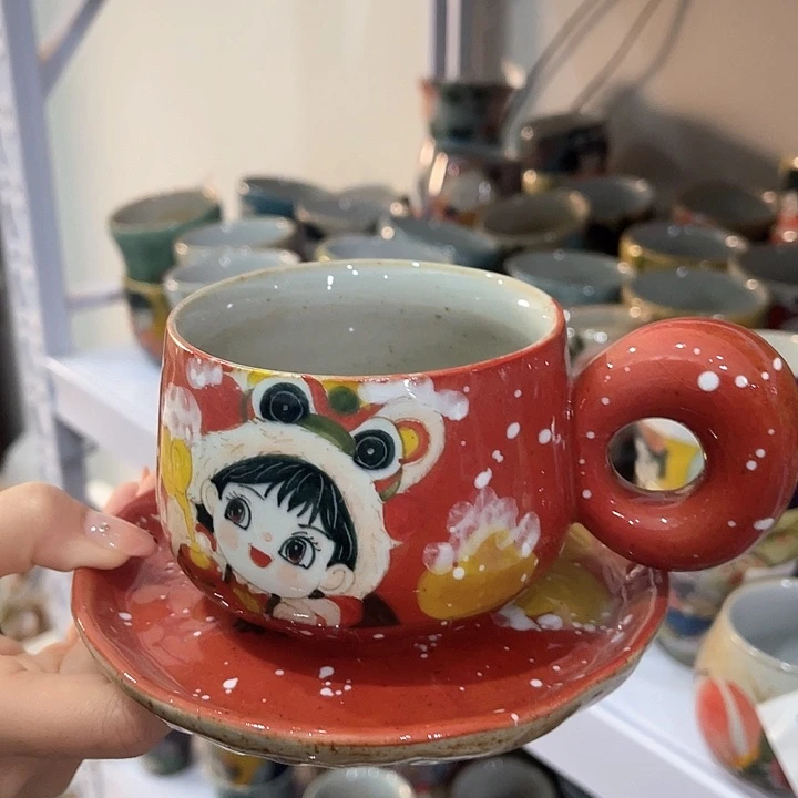 陶景德镇釉下手绘陶瓷