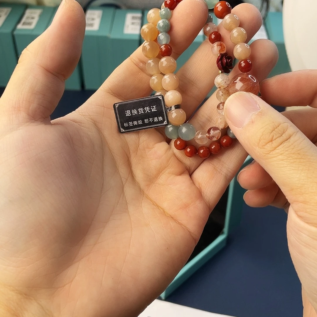 手链水晶银S925镶嵌