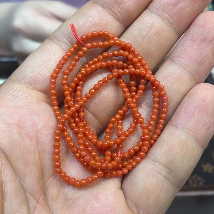 南红玛瑙毛衣链未镶嵌