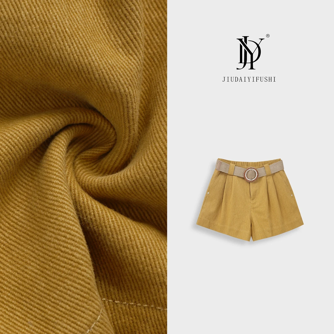 玖黛衣【时负相知】春夏新款时尚韩版百搭休闲短裤 NZJ40388Y