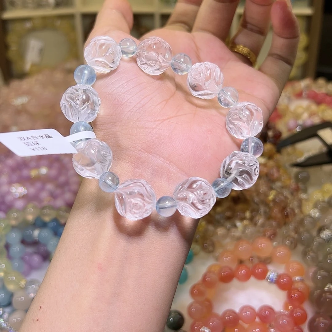 水晶手链未镶嵌E**48小时鉴赏