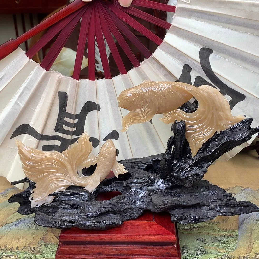 和田玉未镶嵌摆件