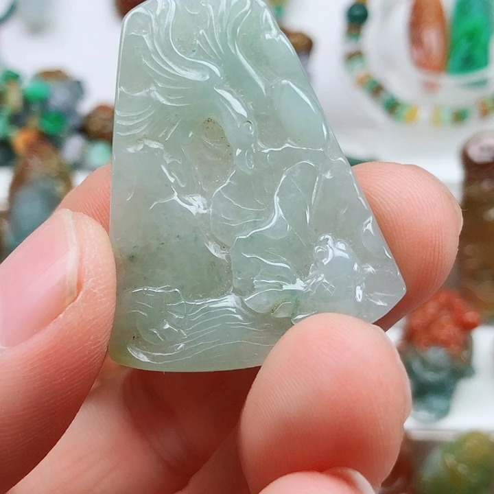 颈饰未镶嵌翡翠翡翠