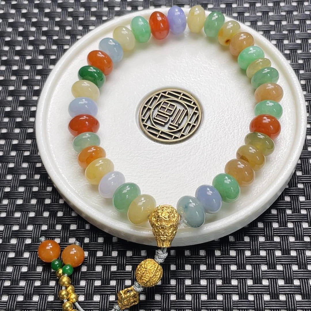 翡翠手链未镶嵌卡9