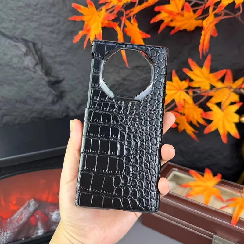 适用华为MateXT手机壳新款双中轴保护真皮全包防摔保护壳XT高级感