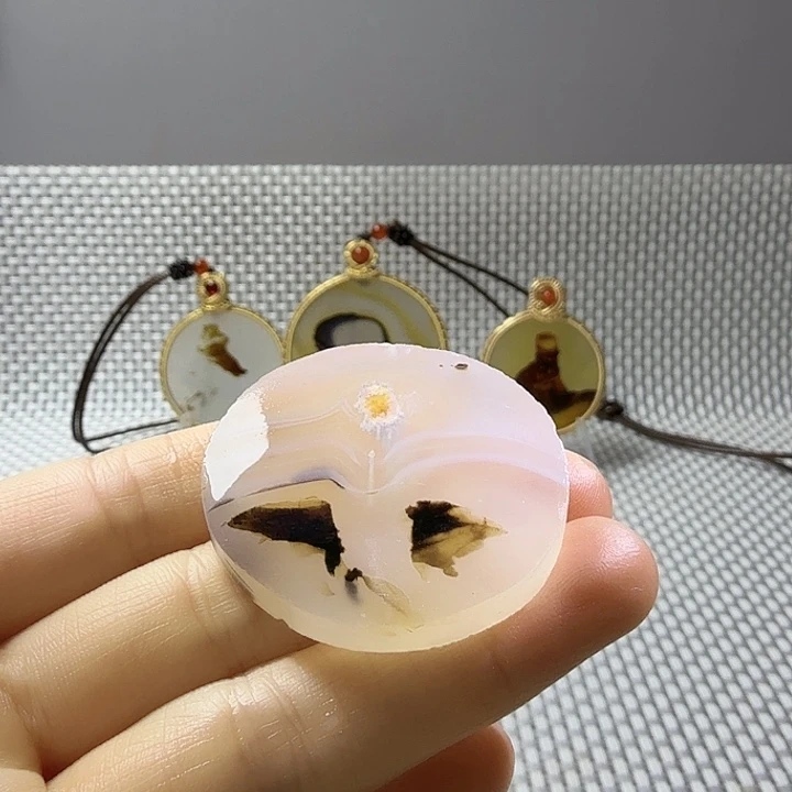 玛瑙/玉髓未镶嵌吊坠(不含链)2