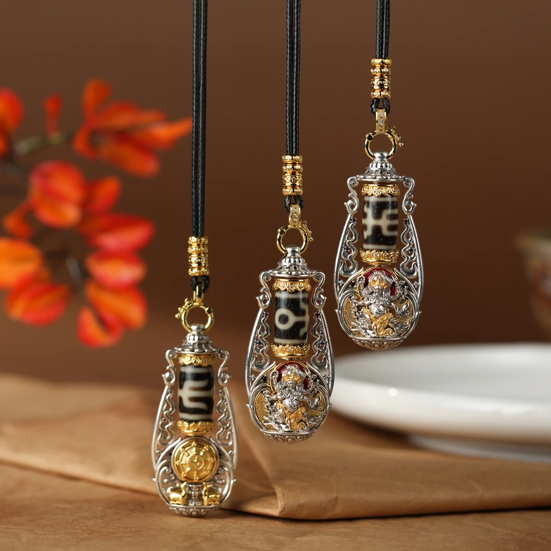 壹加林妹妹 | 玛瑙贵人大黑天银镶竖款锁骨链多样性发其一