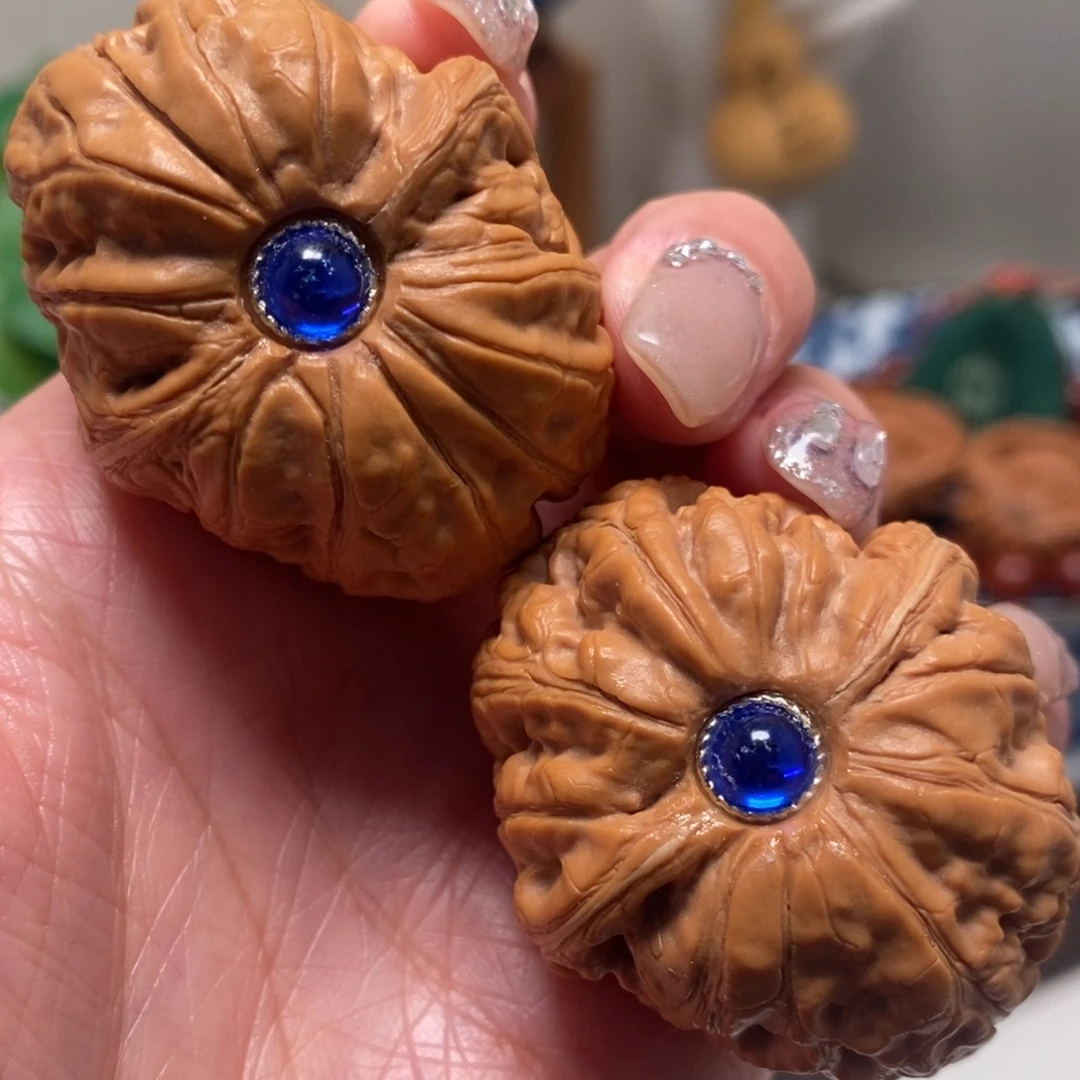 文玩核桃把件43尺寸全品平谷元宝