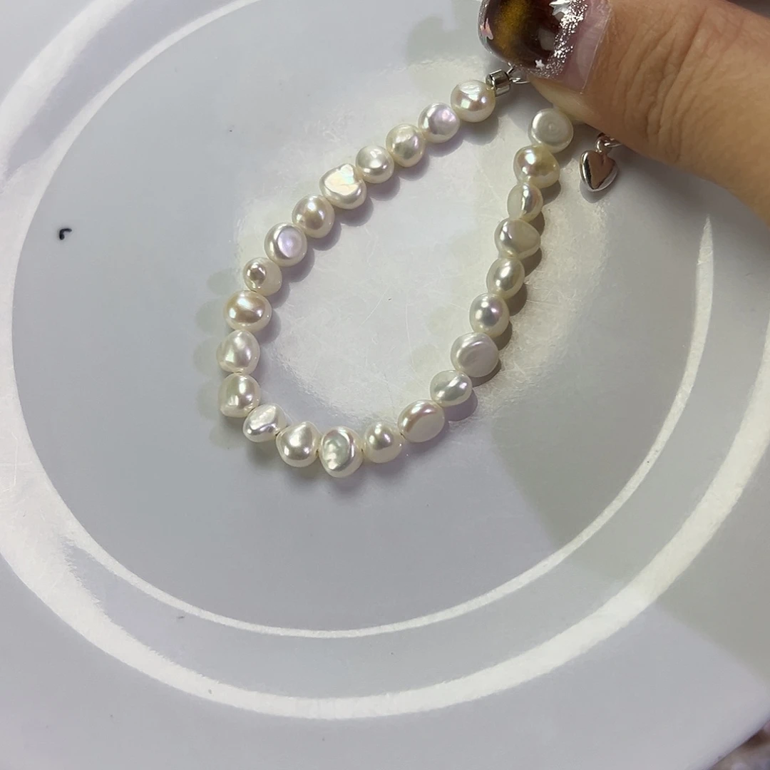 钛钢淡水珍珠手绳