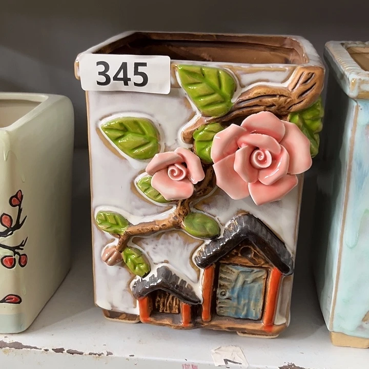 粗陶材质多肉花盆