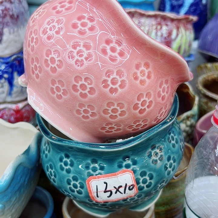 有孔，满10元发货多肉陶瓷花盆