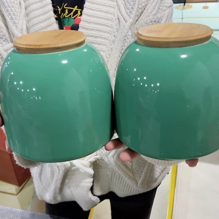 罐（不带礼盒）陶瓷茶叶罐储物罐
