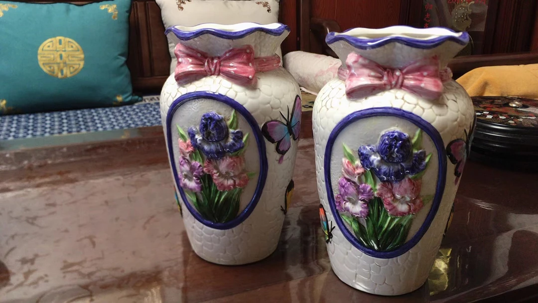 青花瓷家用年份到位收藏级别创意瓶子