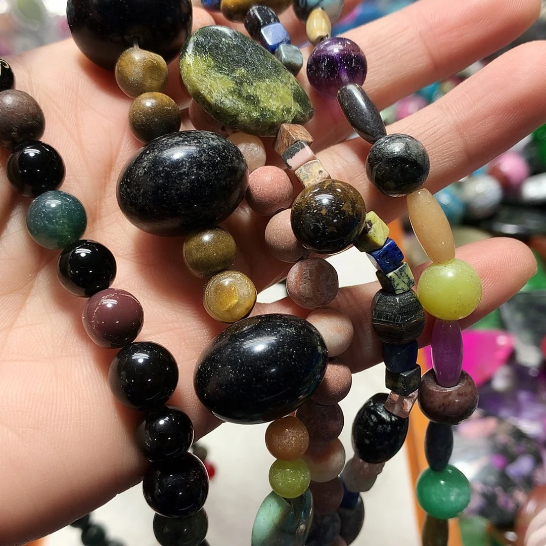 未镶嵌手串玛瑙/玉髓五条