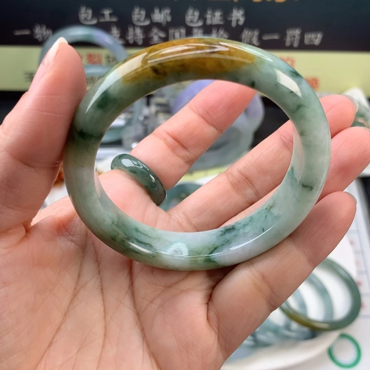 【闪购商品】未镶嵌定制翡翠54圈