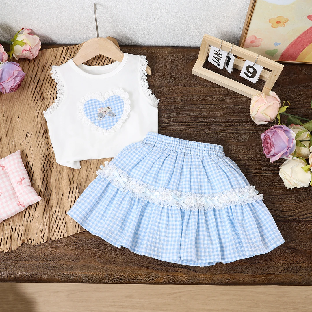 TC.KIDS福利款#62621 品牌童装2025春夏新款女童时尚舒适套装