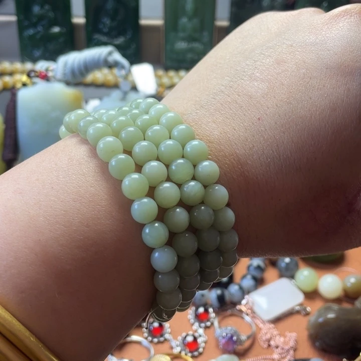 和田玉未镶嵌手串