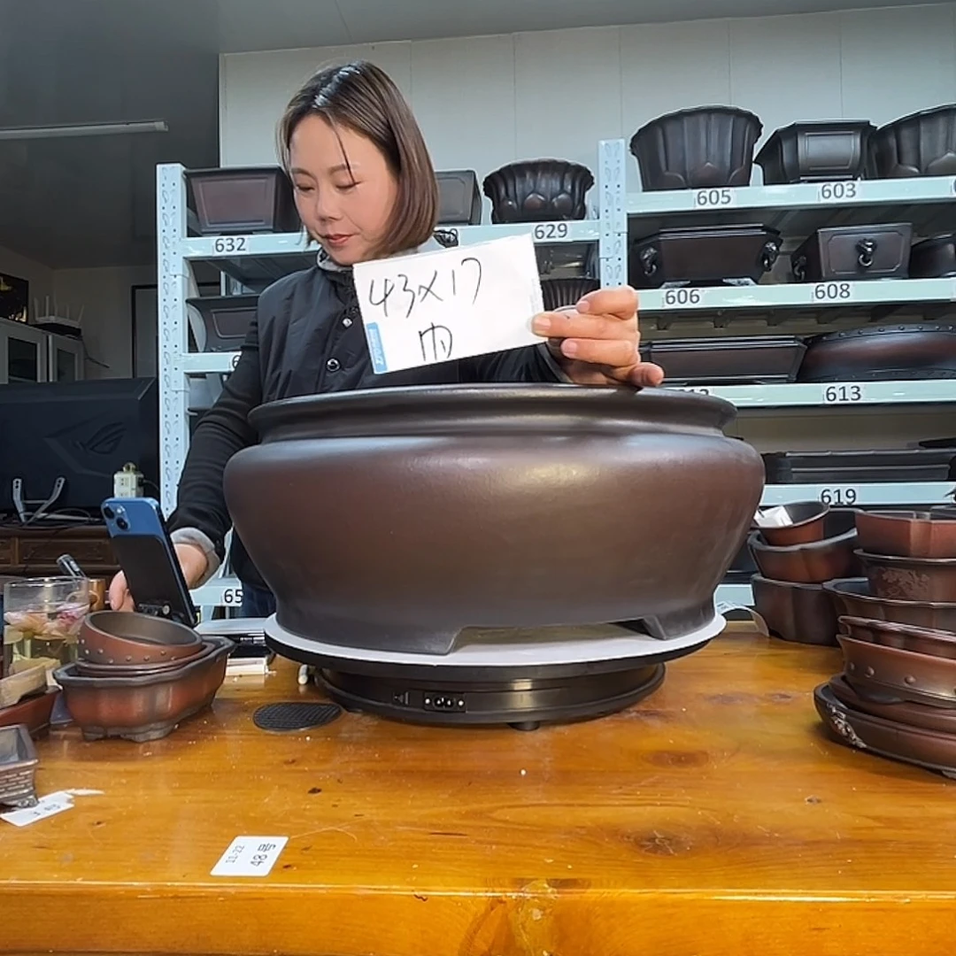 紫砂花盆宜兴紫砂47号