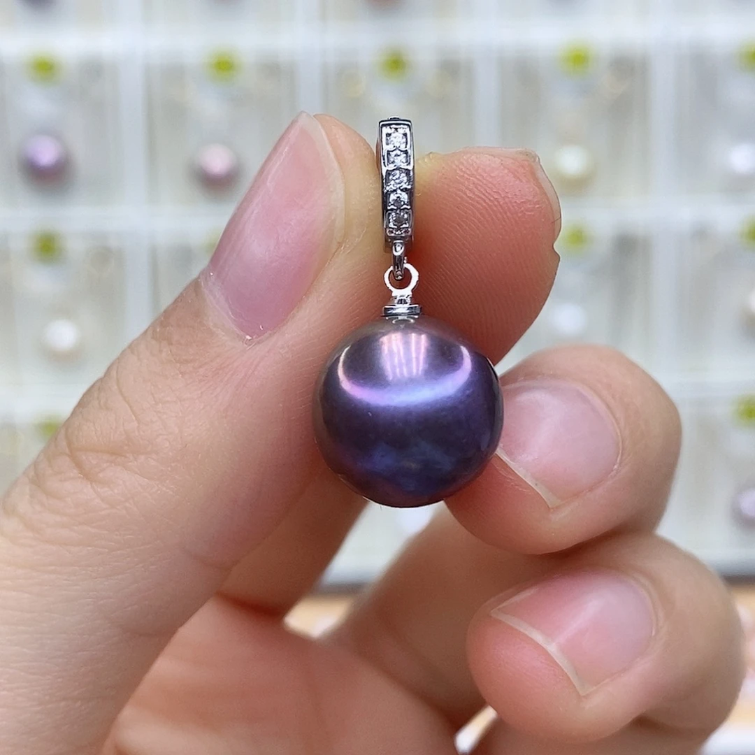 淡水珍珠吊坠(赠链)合金