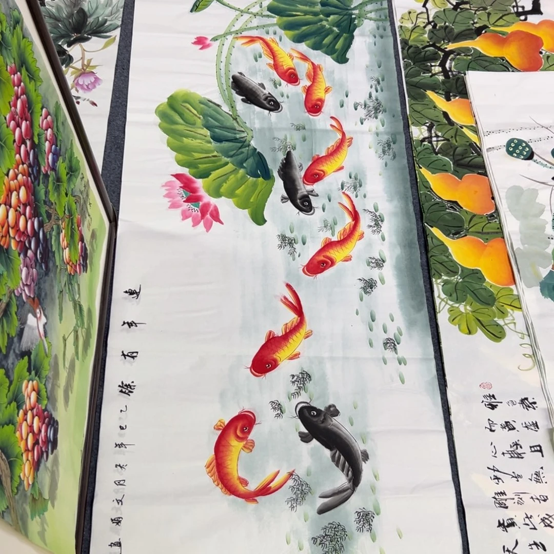 国画尺寸180✖️70小六尺手绘画