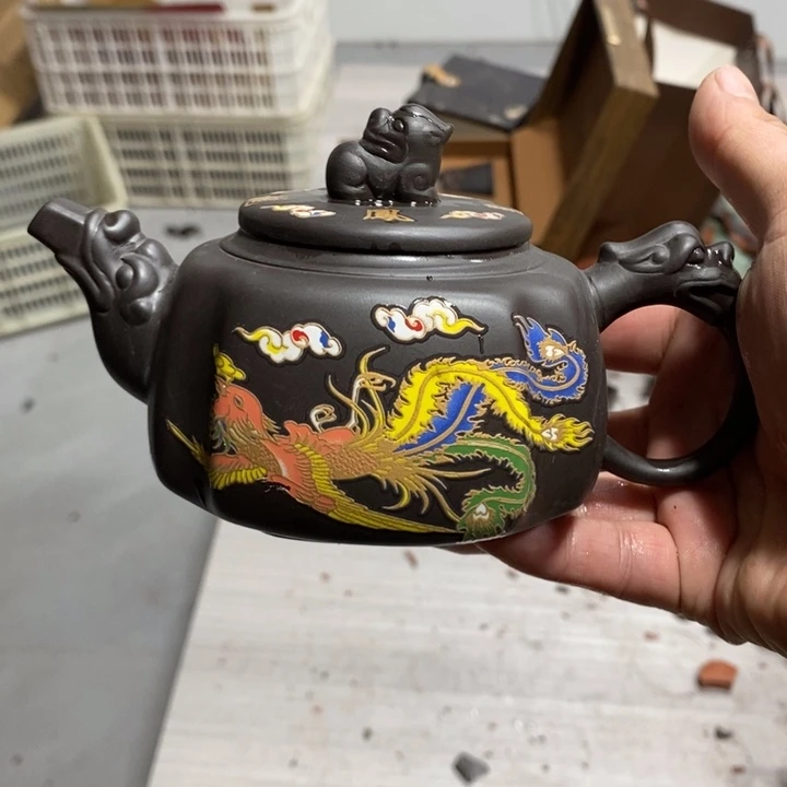 紫砂茶壶我也不知道
