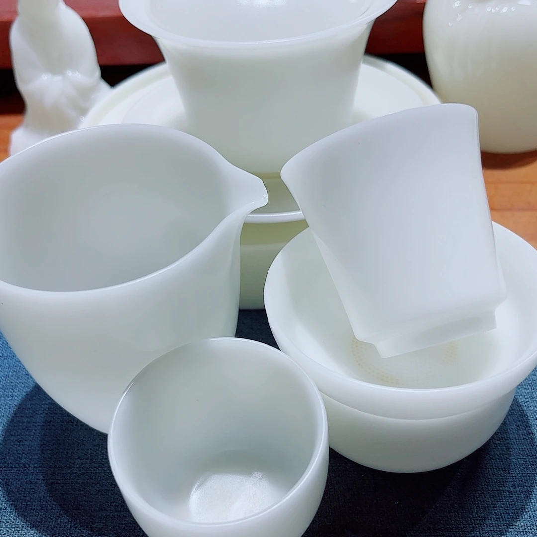 陶瓷素烧璞玉150cc➕6杯套组1111