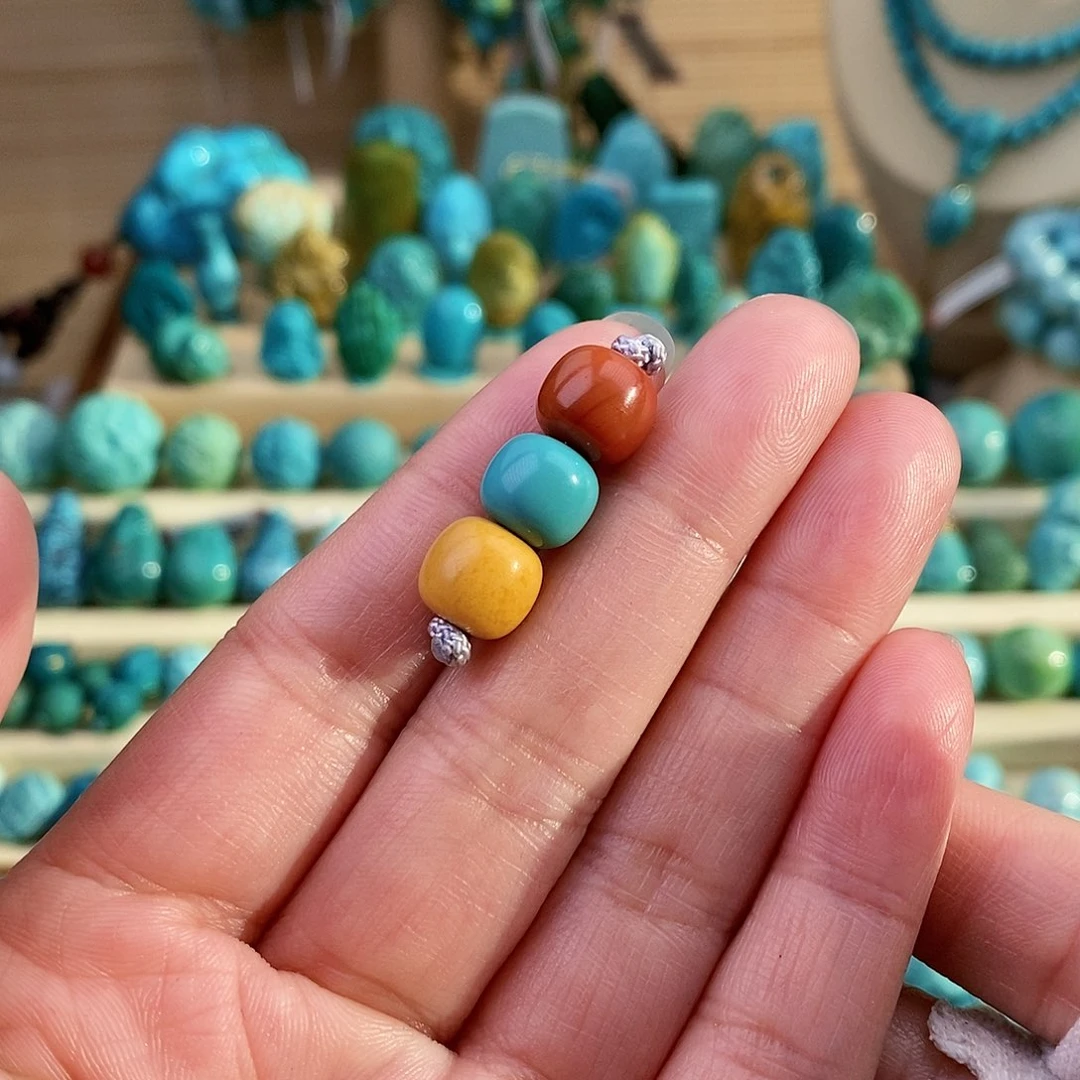 绿松石珠宝奇石未镶嵌