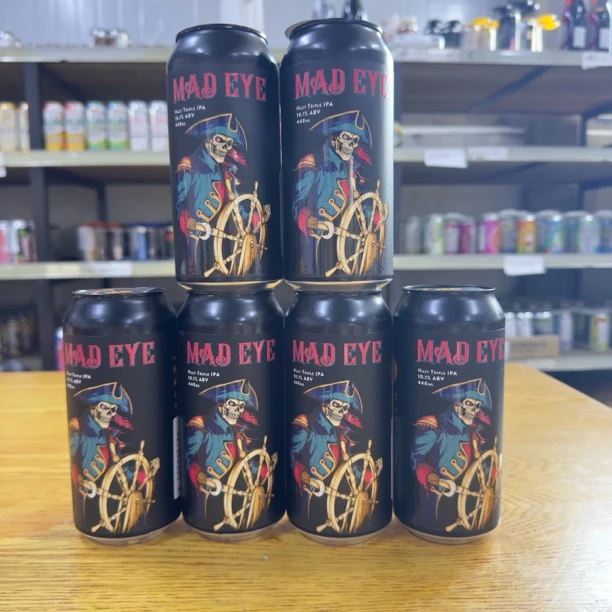 Burlington幻世疯眼船长3倍浑浊IPA啤酒6瓶440毫升✖️6瓶