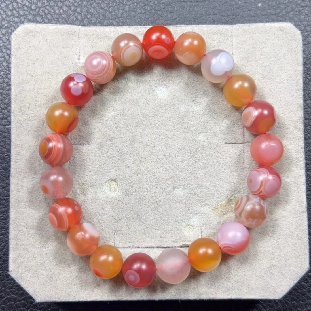 南红玛瑙未镶嵌9+天眼单圈