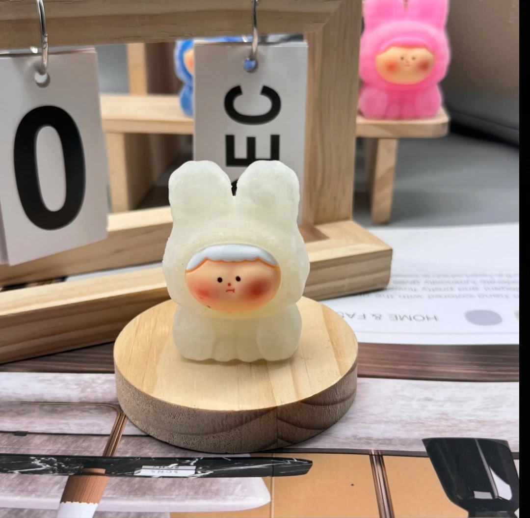 大号原色植绒香味小男孩空心摆件创意手工饰品