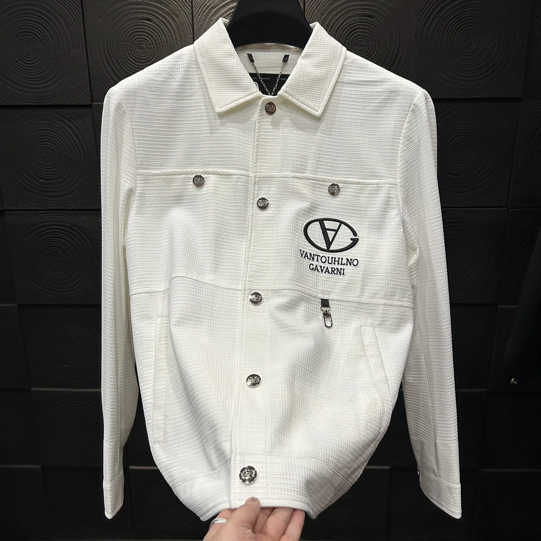 【轻奢】欧货翻领夹克外套