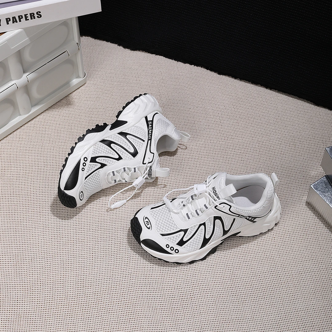 【周总高品订单新款尾货】1255-01新款厚底老爹鞋户外运动鞋