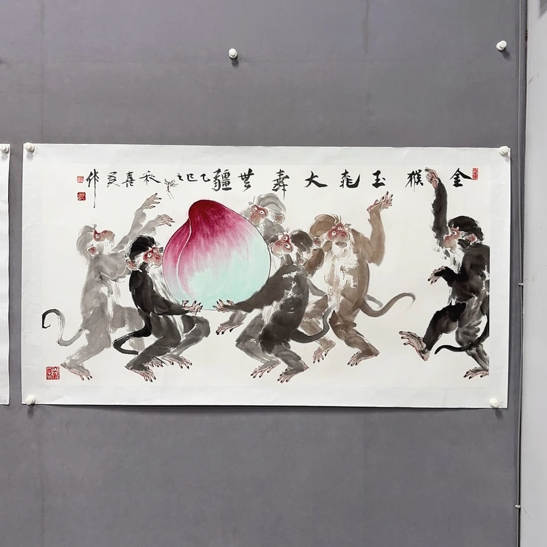 国画亲笔手绘放心去藏
