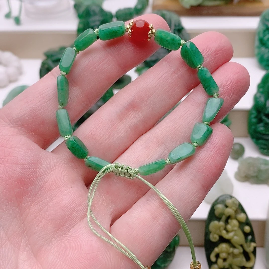 独山玉未镶嵌手串