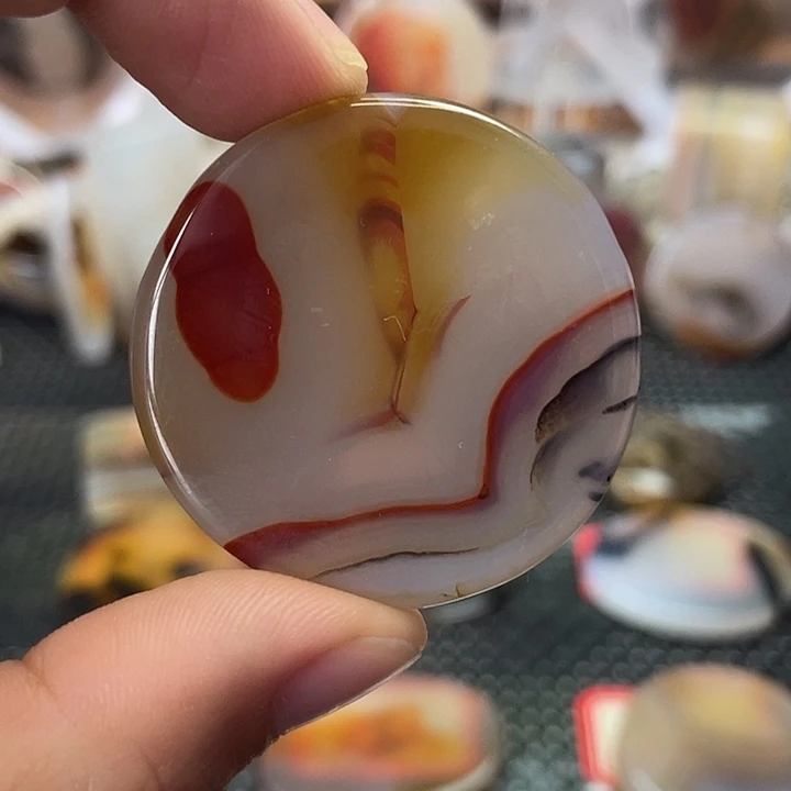 玛瑙/玉髓合金颈饰