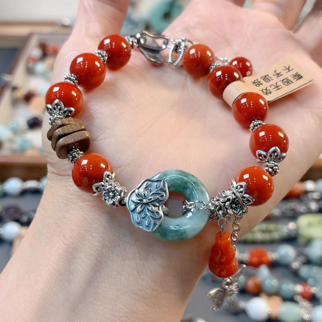 未镶嵌手链翡翠手串